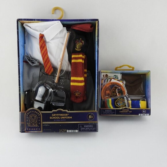 New Harry Potter 18” Doll Clothes Accessories GRYFFINDOR Sorting Hat Lot Jacket - Picture 2 of 9